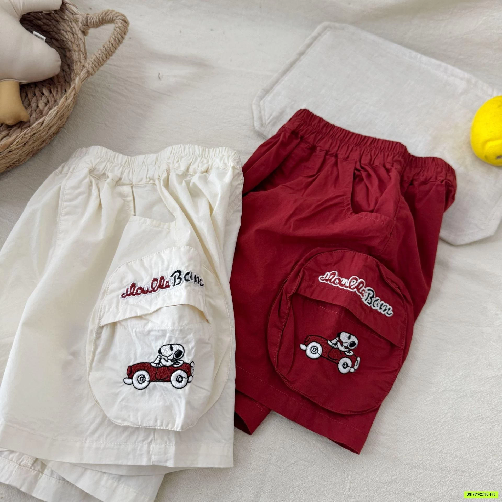 SHORT TÚI HỘP SNOOPY