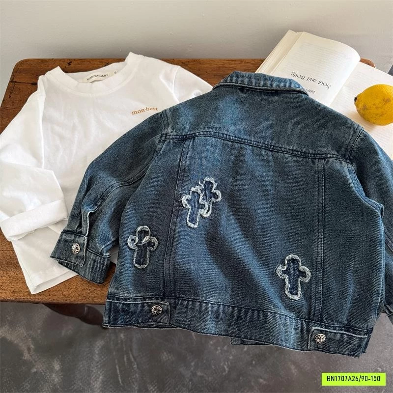 KHOÁC DENIM THÊU MMY