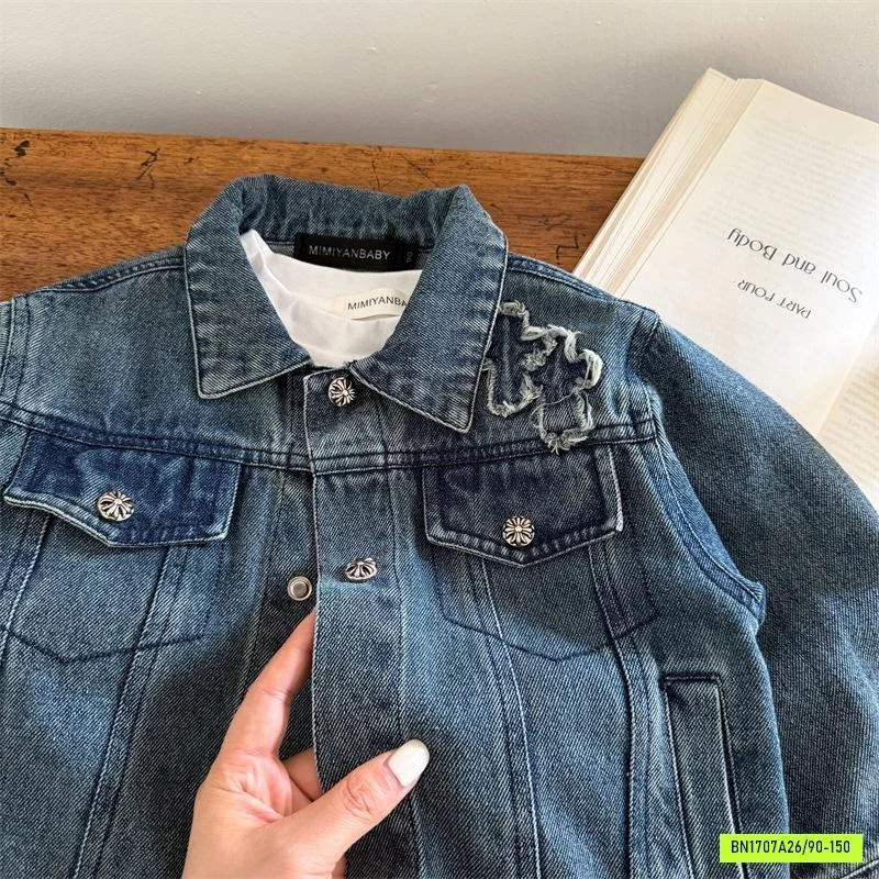 KHOÁC DENIM THÊU MMY