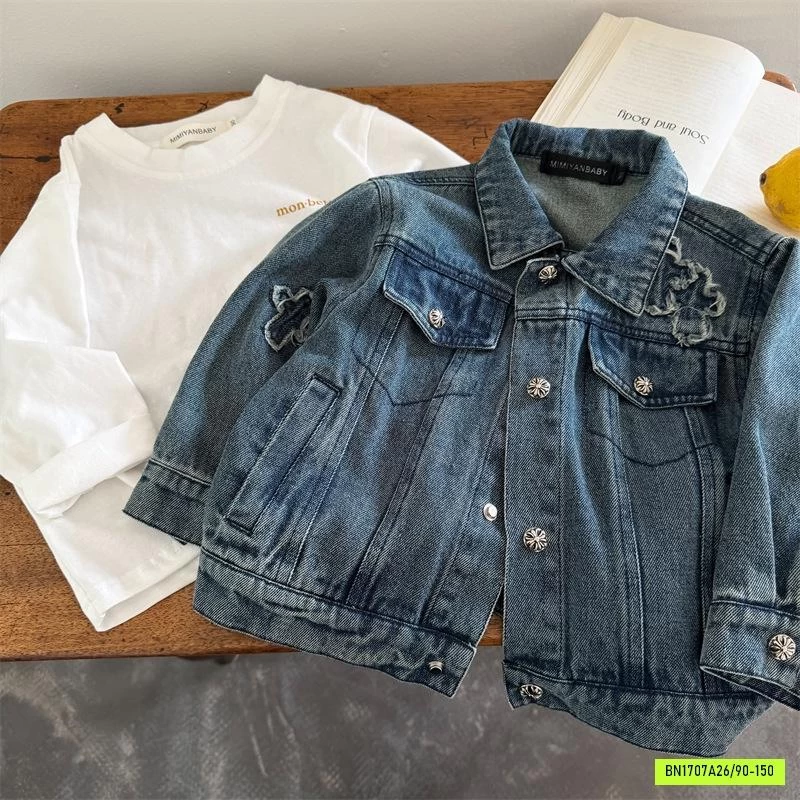 KHOÁC DENIM THÊU MMY