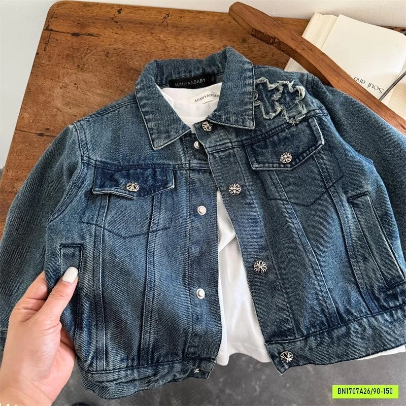 KHOÁC DENIM THÊU MMY