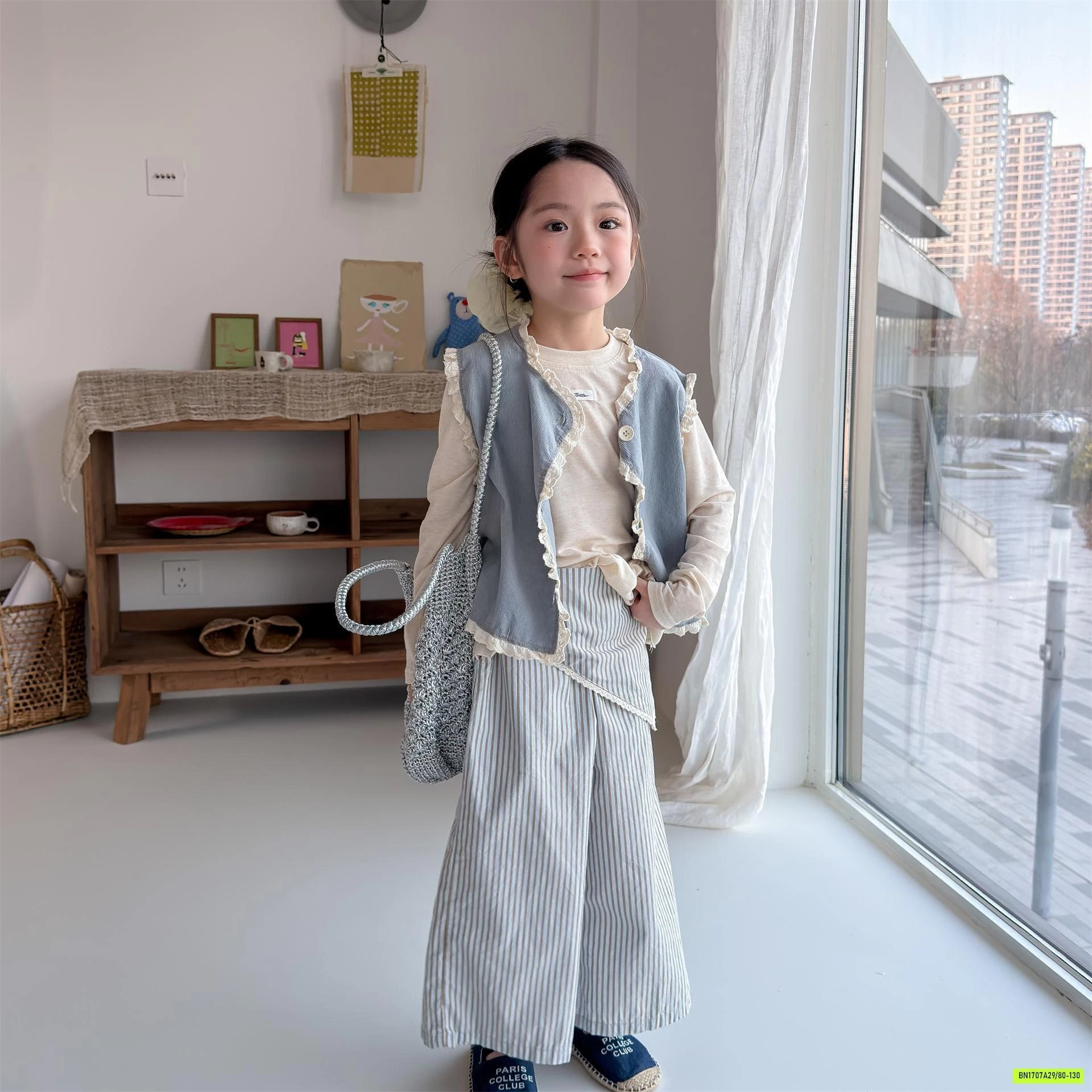 QUẦN SUÔNG LỠ KÈM KHĂN ADBABY