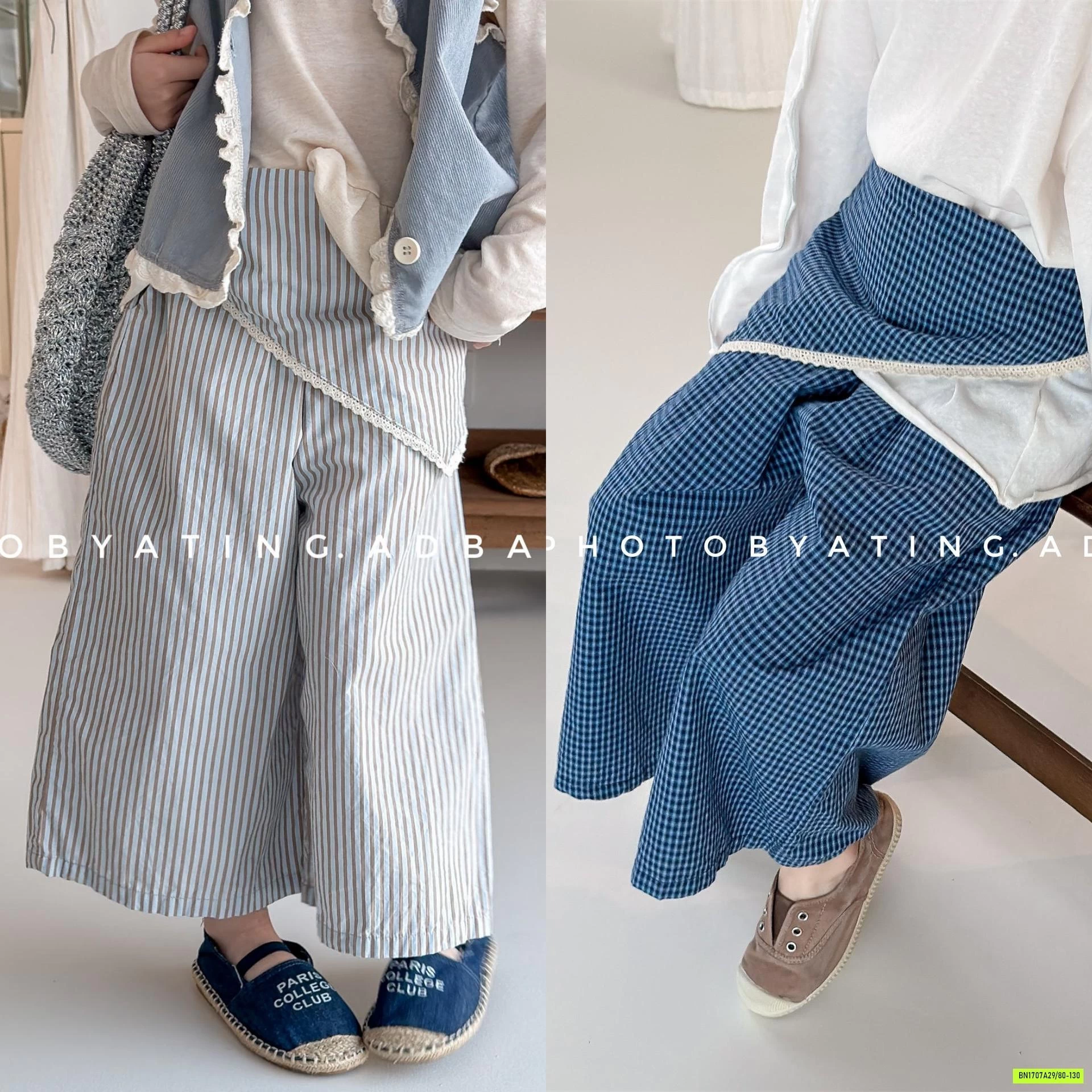 QUẦN SUÔNG LỠ KÈM KHĂN ADBABY