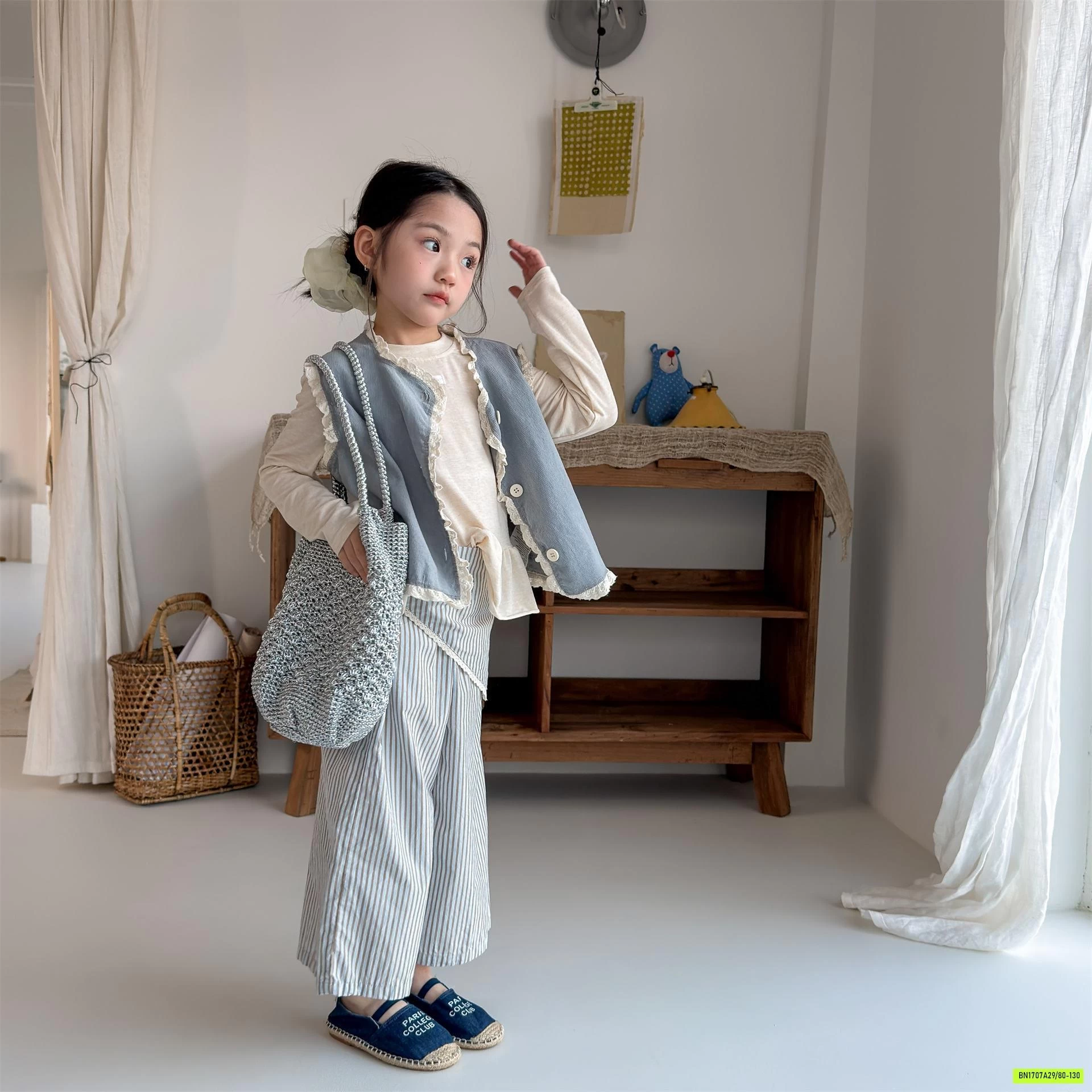 QUẦN SUÔNG LỠ KÈM KHĂN ADBABY