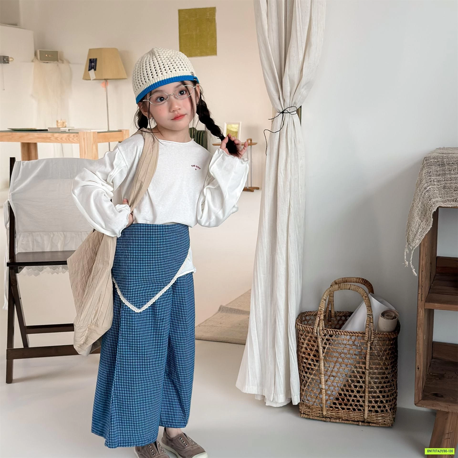 QUẦN SUÔNG LỠ KÈM KHĂN ADBABY