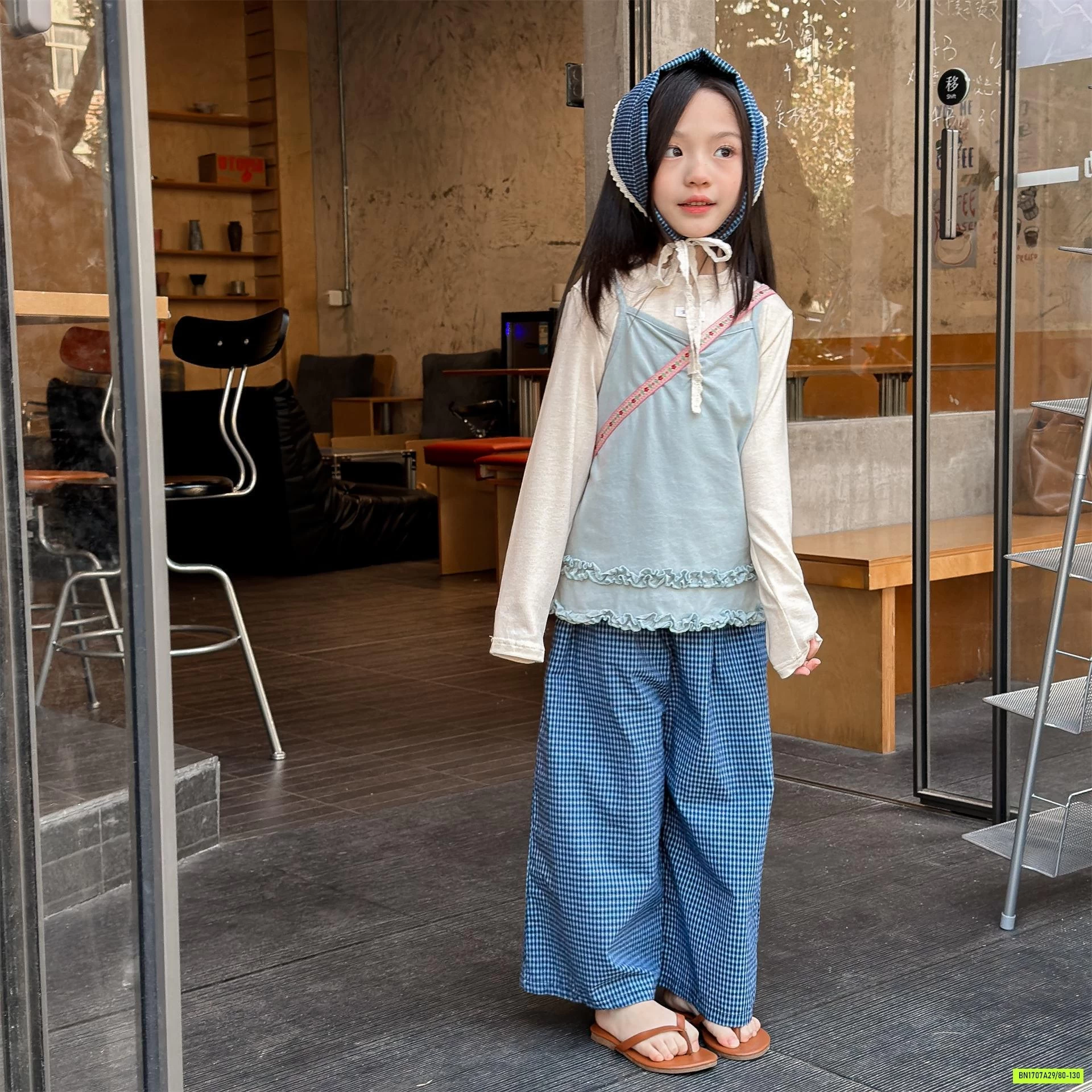 QUẦN SUÔNG LỠ KÈM KHĂN ADBABY