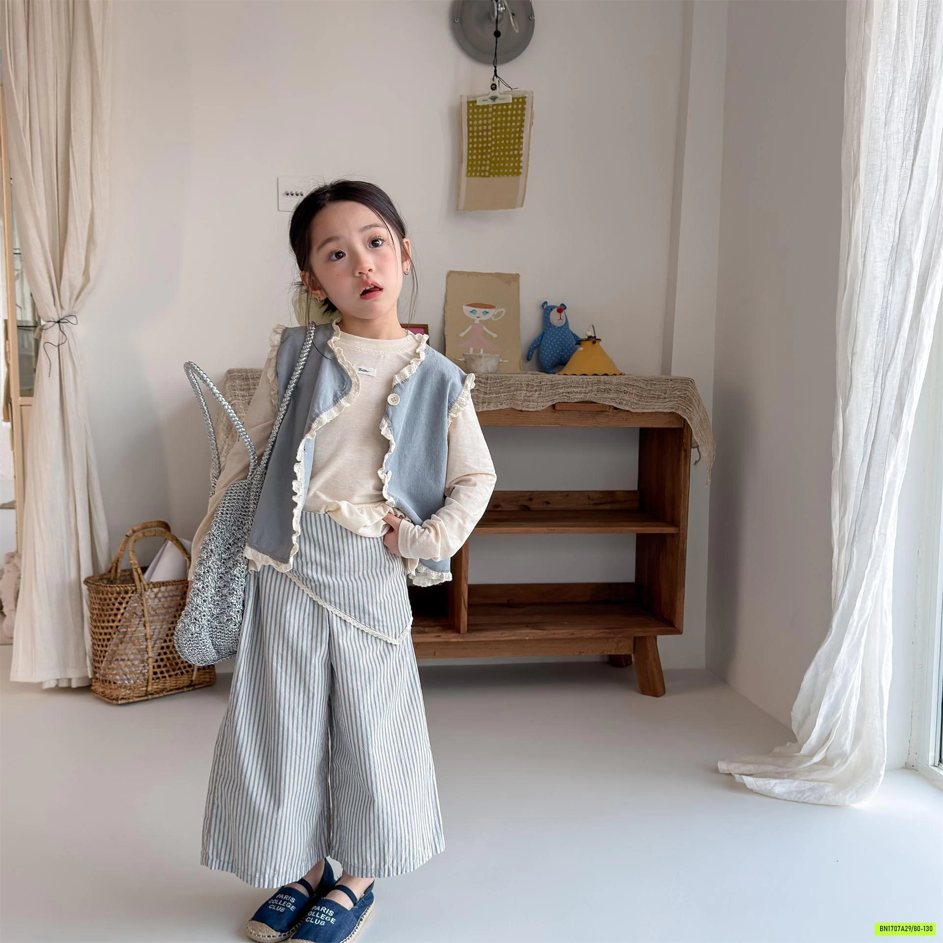 QUẦN SUÔNG LỠ KÈM KHĂN ADBABY