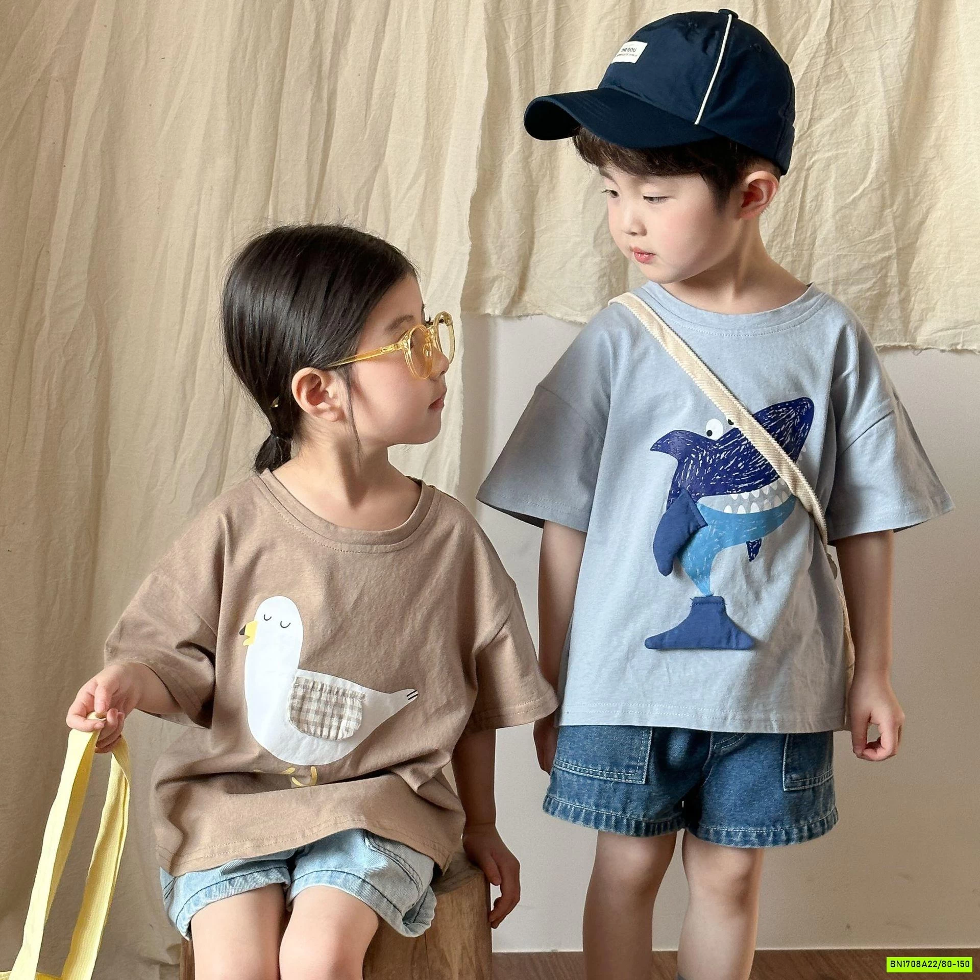 ÁO THUN IN HÌNH DỄ THƯƠNG