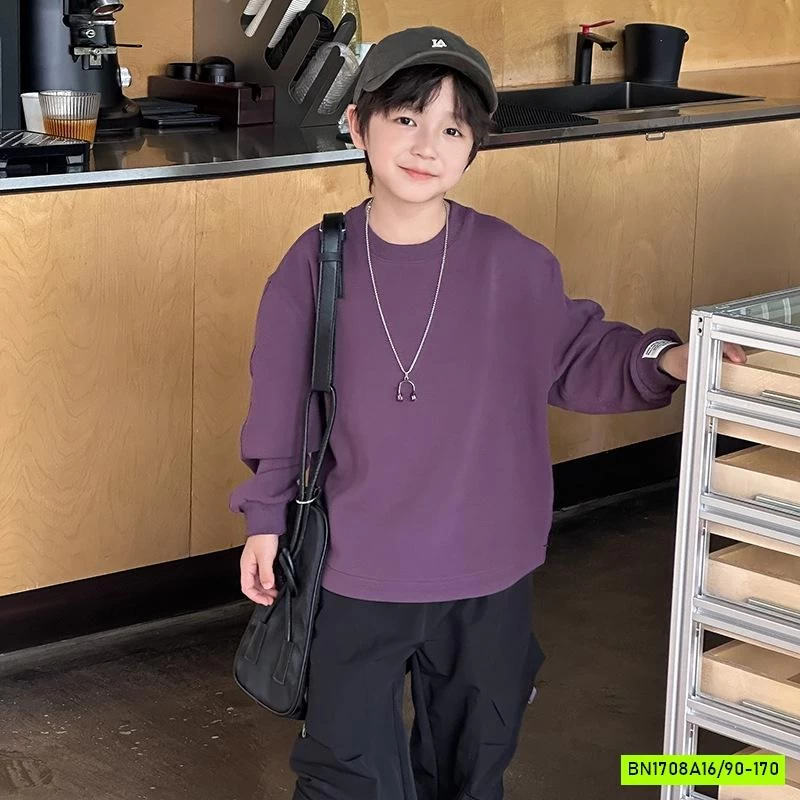 ÁO THUN TRƠN CỔ TRÒN BASIC 25F148 AMBB