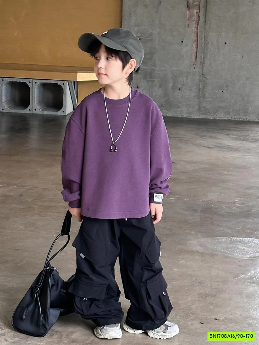 ÁO THUN TRƠN CỔ TRÒN BASIC 25F148 AMBB