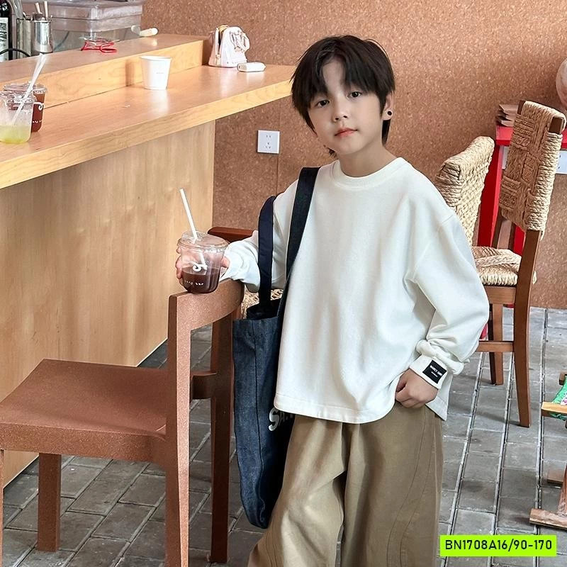 ÁO THUN TRƠN CỔ TRÒN BASIC 25F148 AMBB