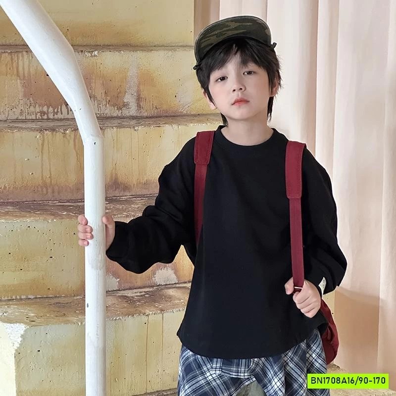 ÁO THUN TRƠN CỔ TRÒN BASIC 25F148 AMBB