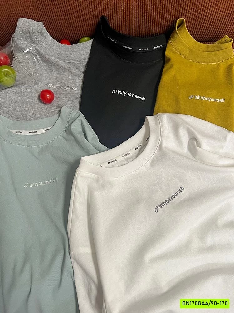 ÁO THUN TRƠN MÀU CỔ TRÒN 25F122 AMBB