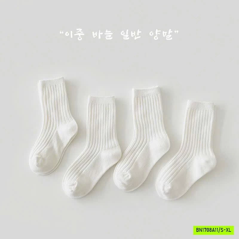 SÉT 4Đ TẤT CAO CỔ TRƠN MÀU