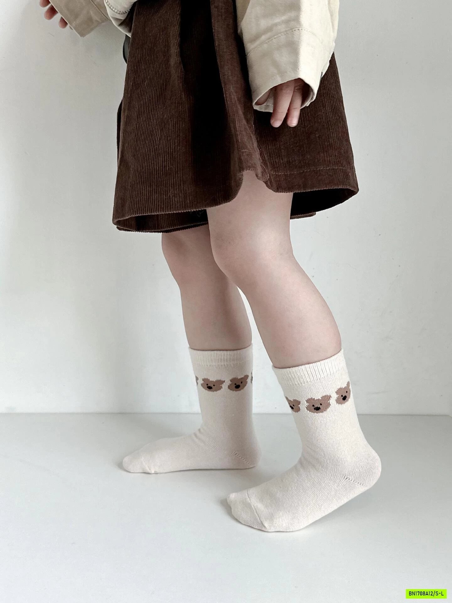 SÉT 5Đ TẤT GẤU NÂU VINTAGE