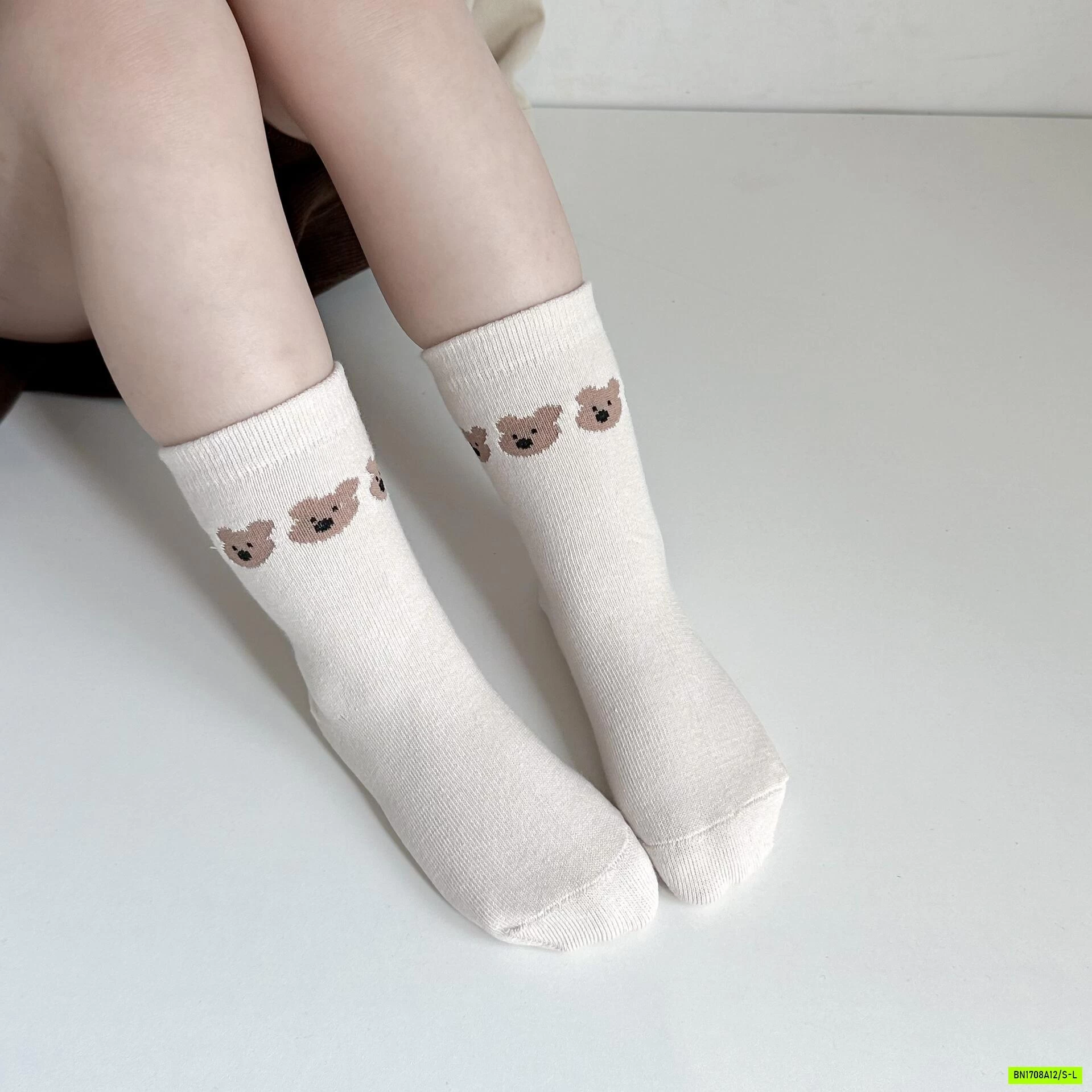 SÉT 5Đ TẤT GẤU NÂU VINTAGE