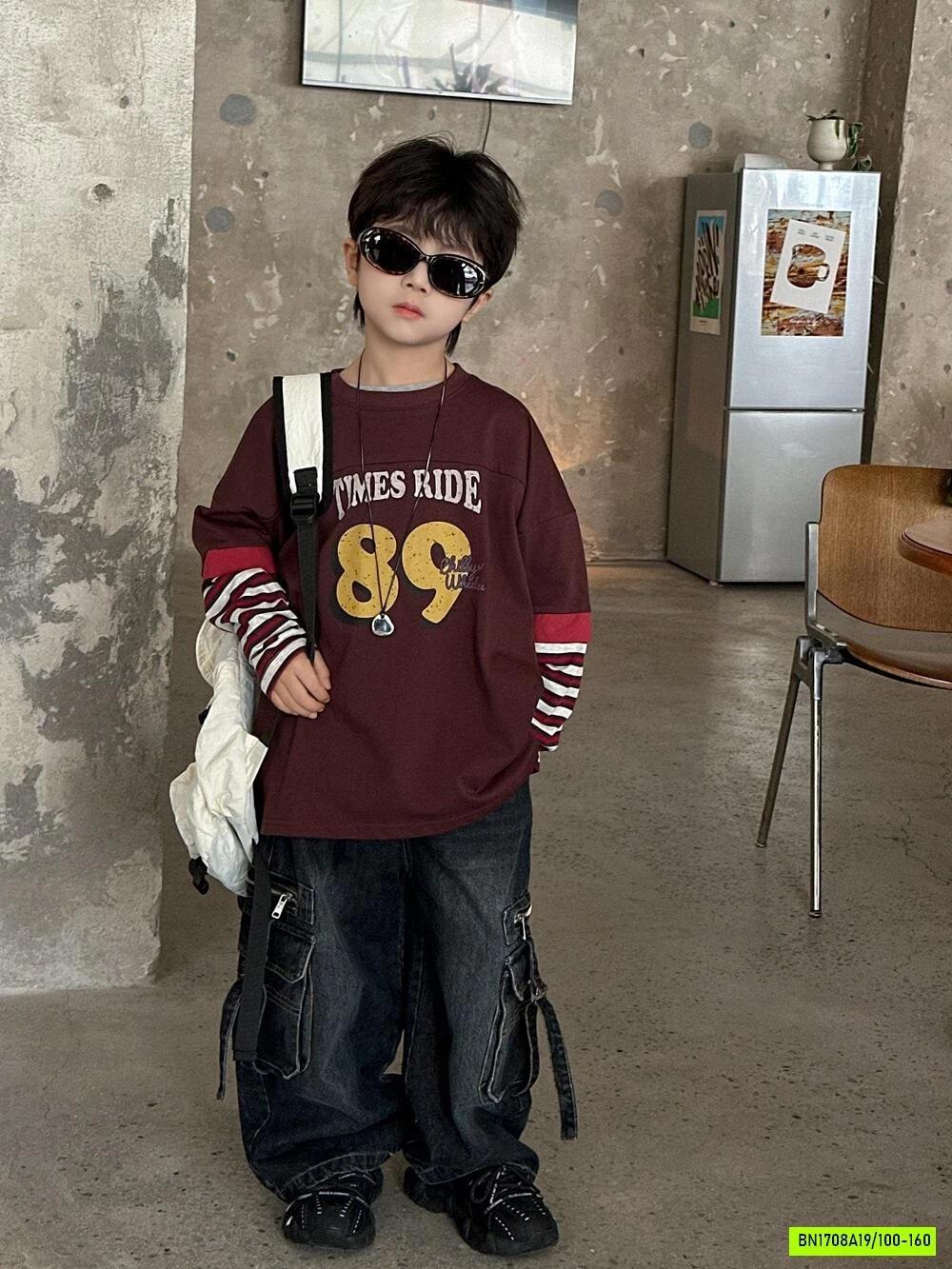 ÁO 2 LỚP TAY KẺ 89 AFTE
