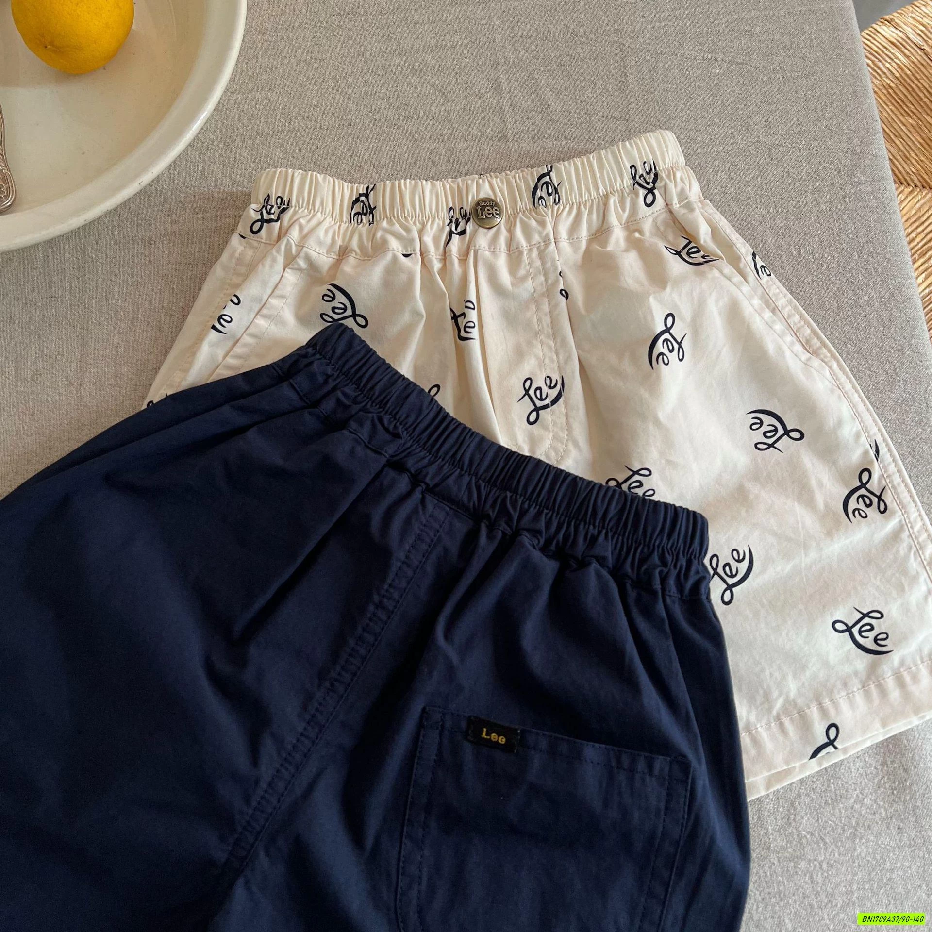 SHORT THÊU CHỮ LEE MMY