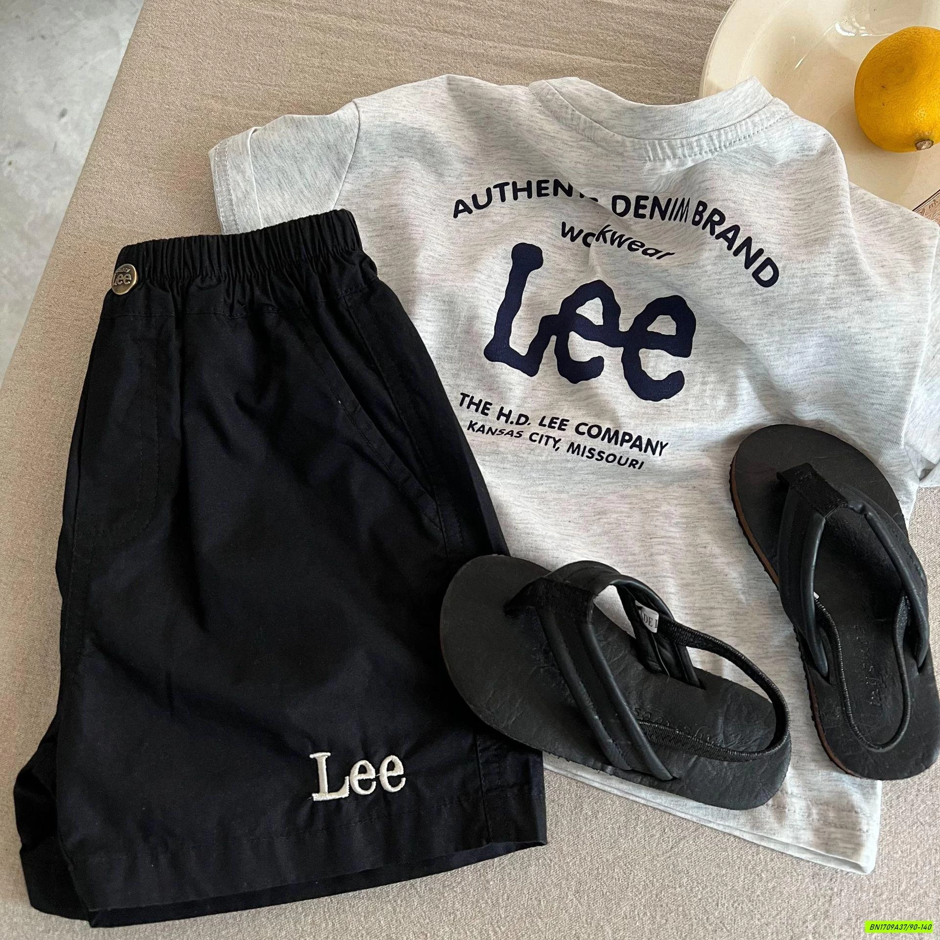 SHORT THÊU CHỮ LEE MMY