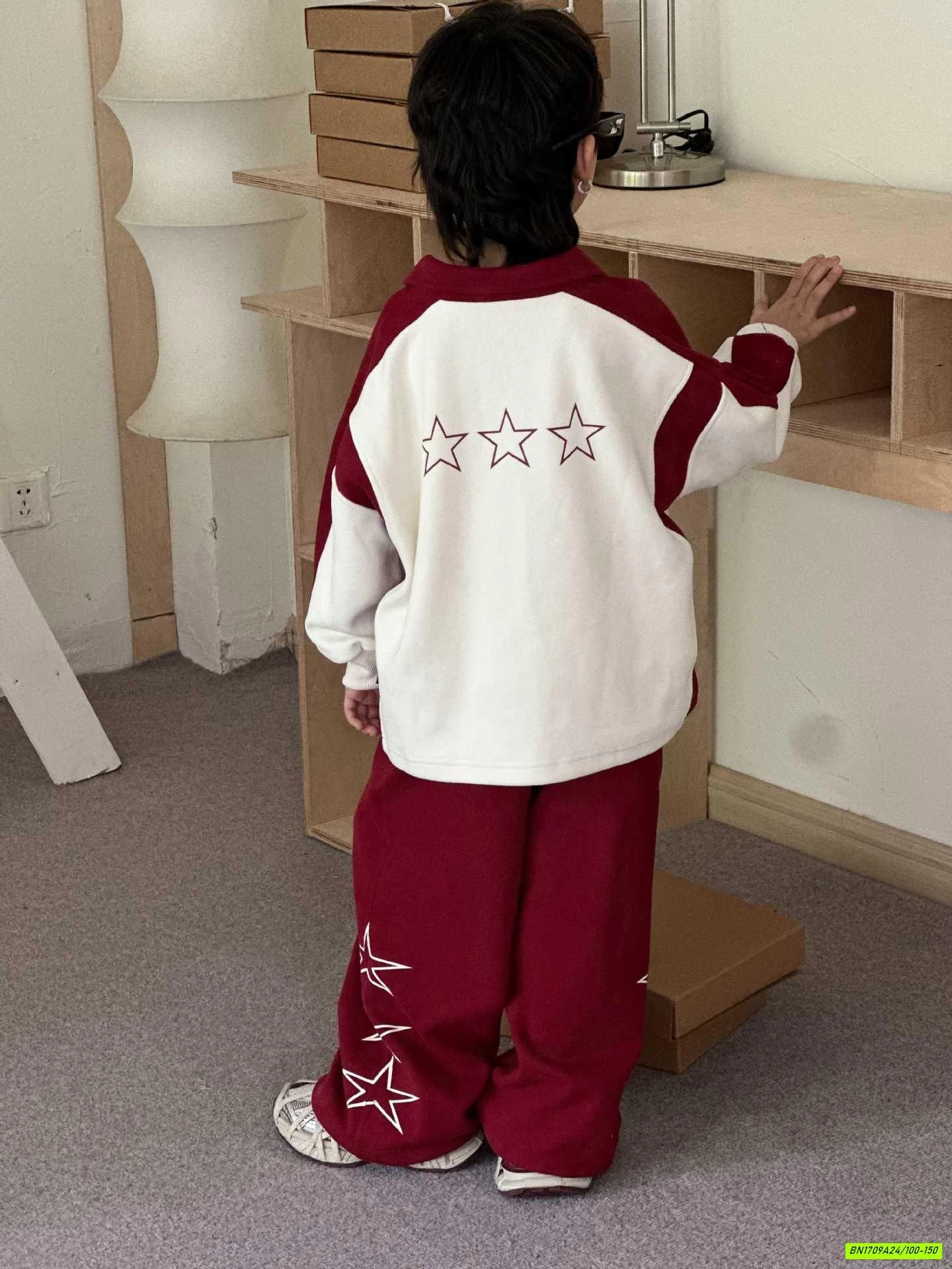 SET NỈ POLO QUẦN ĐỎ