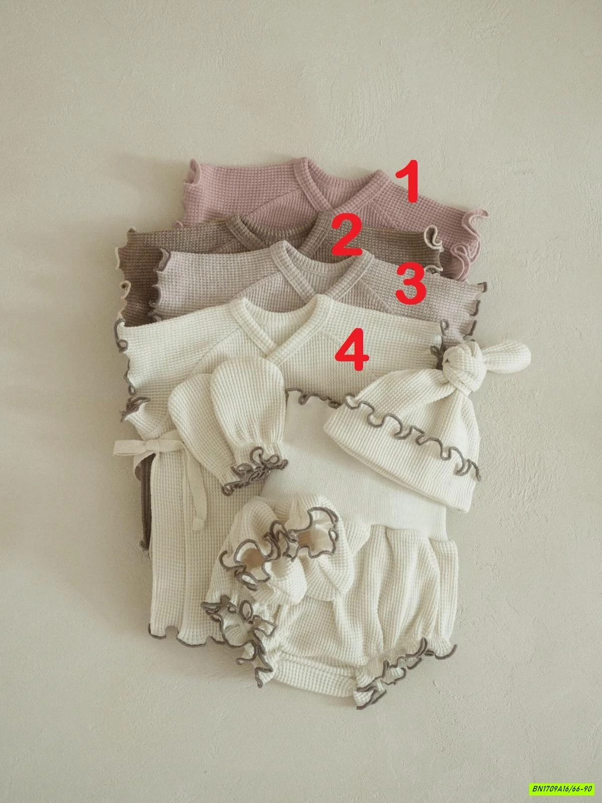 SET BỘ SƠ SINH VIỀN BÈO NGẮN TAY