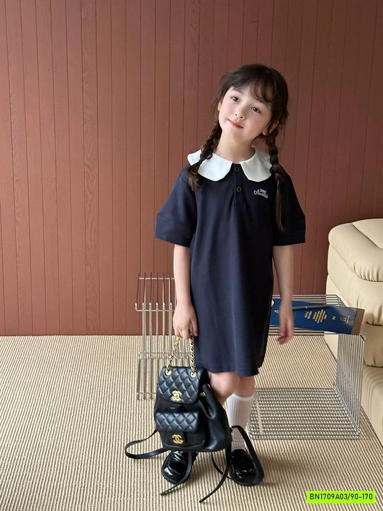 ĐẦM SUÔNG CỔ SEN 25C221 AMBB