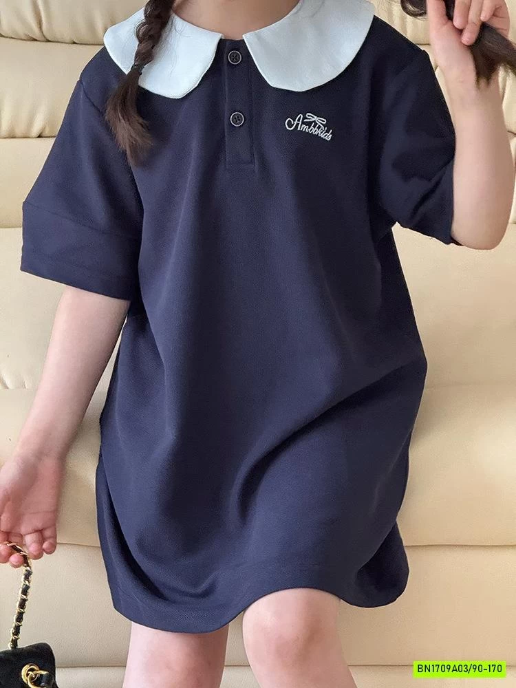 ĐẦM SUÔNG CỔ SEN 25C221 AMBB