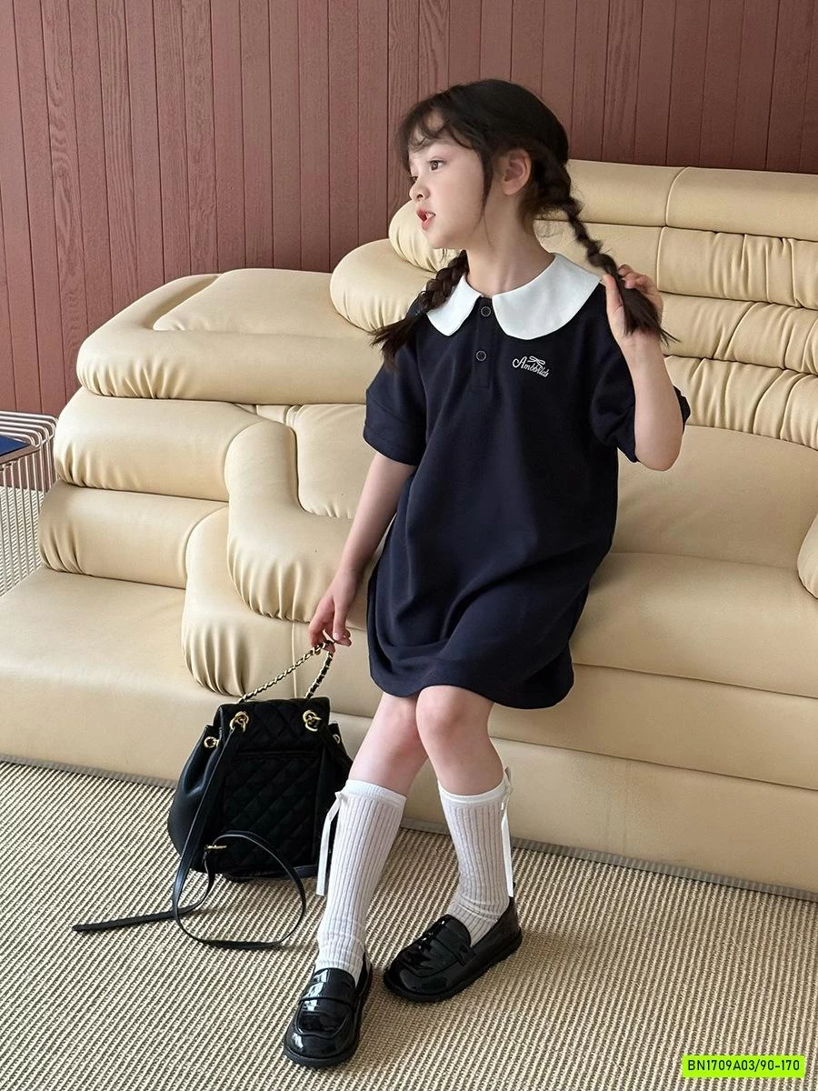 ĐẦM SUÔNG CỔ SEN 25C221 AMBB