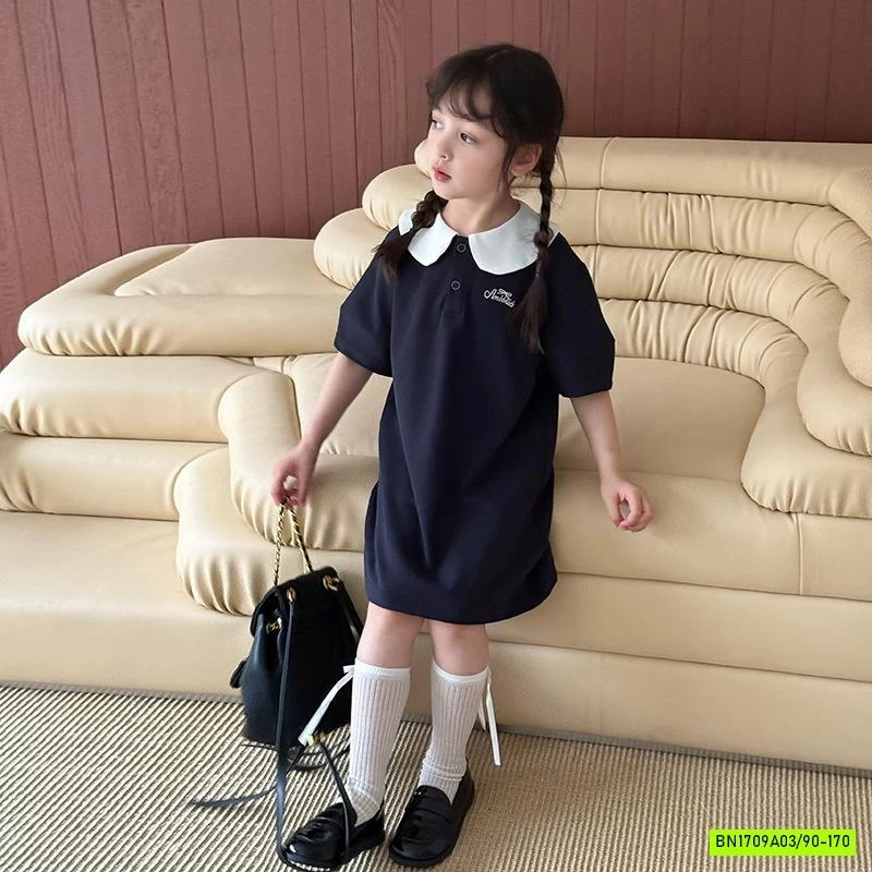 ĐẦM SUÔNG CỔ SEN 25C221 AMBB