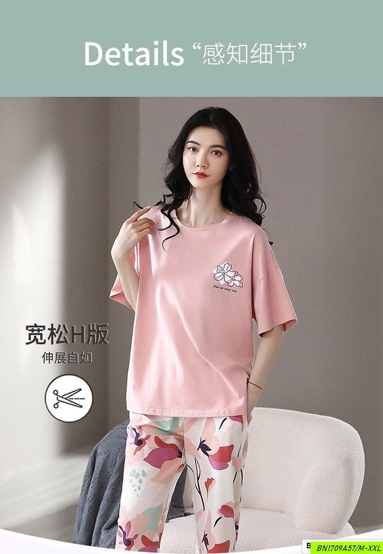 BỘ COTTON NỮ MẶC NHÀ CC