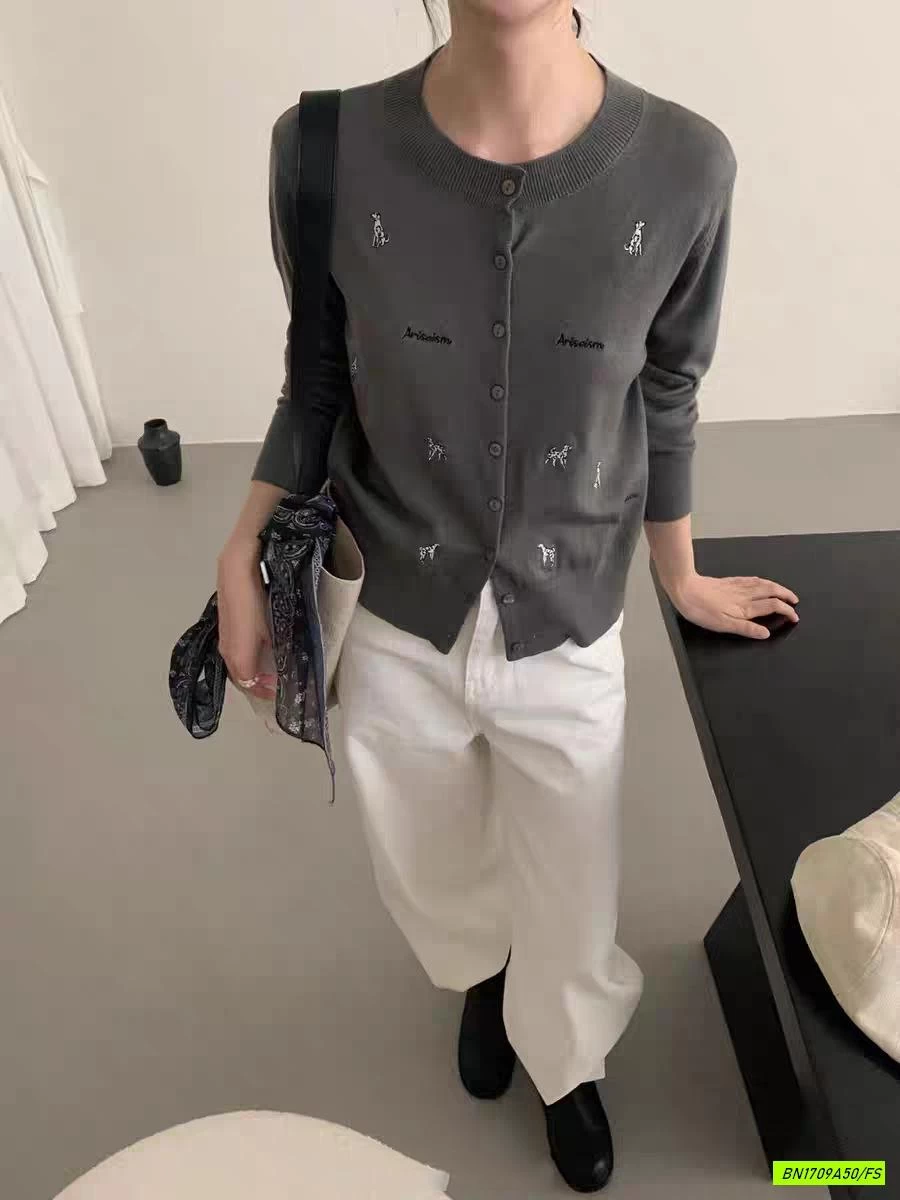 CARDIGAN THÊU KOREA