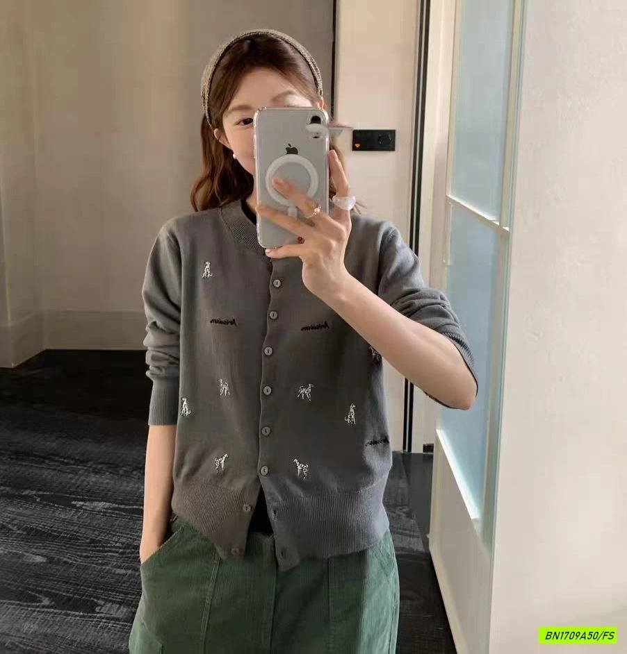 CARDIGAN THÊU KOREA