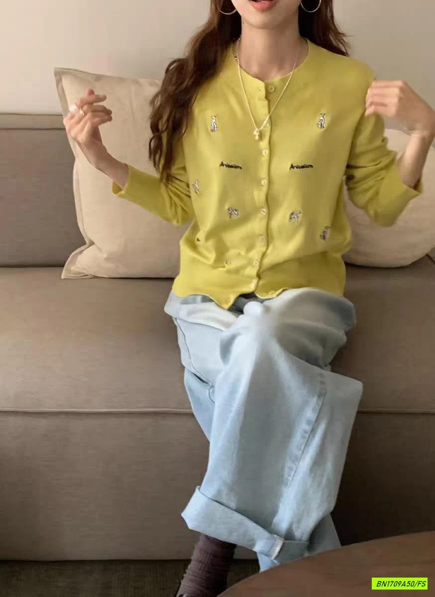 CARDIGAN THÊU KOREA
