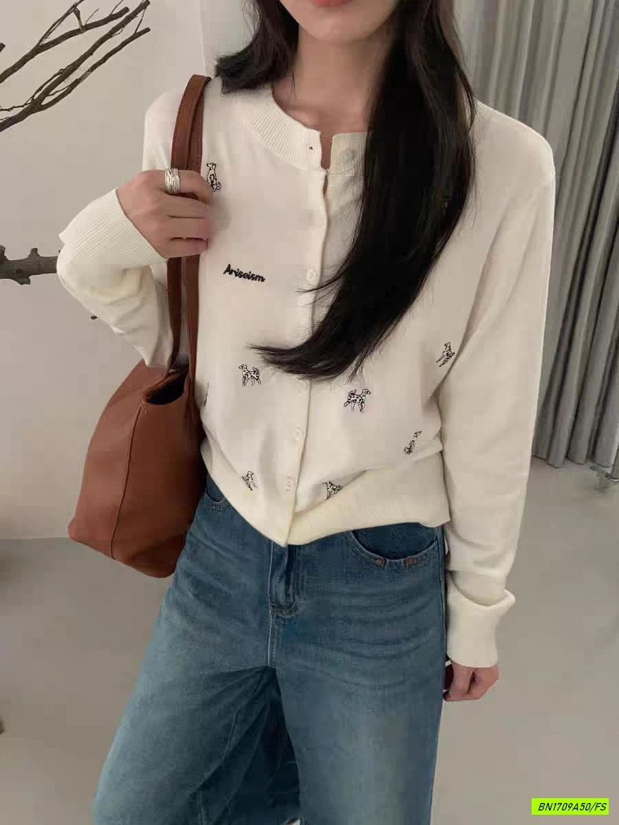 CARDIGAN THÊU KOREA