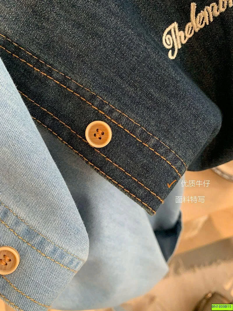 ÁO SƠ MI DENIM