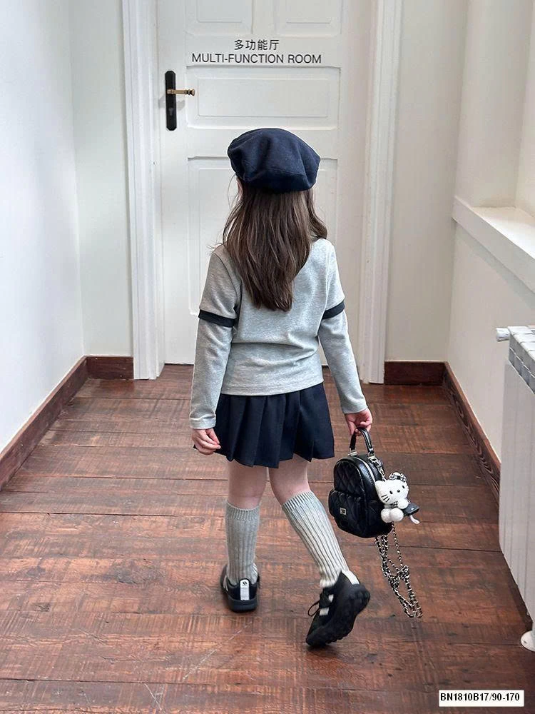 ÁO THUN XÁM CHỮ J.P AMBB 	25F047