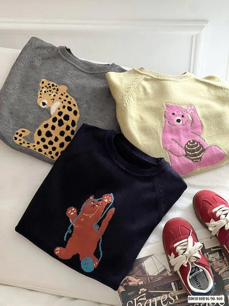 ÁO LEN DỆT KIM ĐỘNG VẬT AMBB 25G172