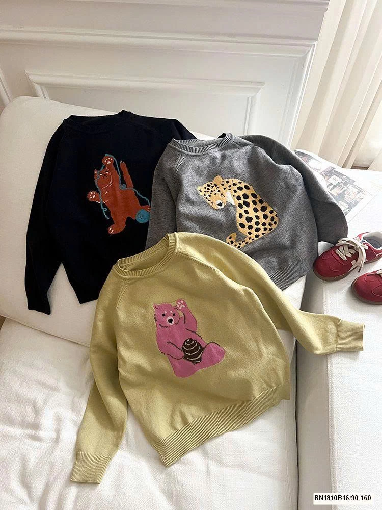 ÁO LEN DỆT KIM ĐỘNG VẬT AMBB 25G172