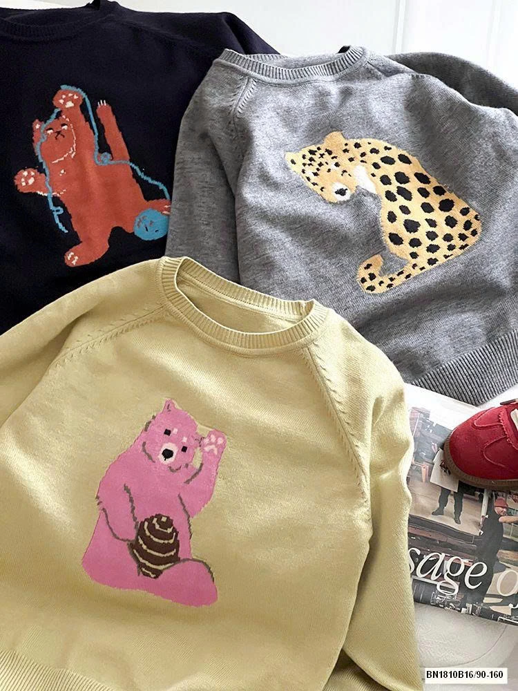 ÁO LEN DỆT KIM ĐỘNG VẬT AMBB 25G172