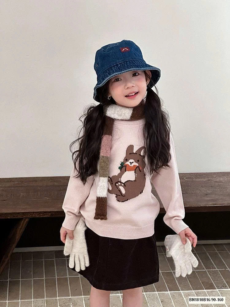 ÁO LEN DỆT KIM ĐỘNG VẬT AMBB 25G172