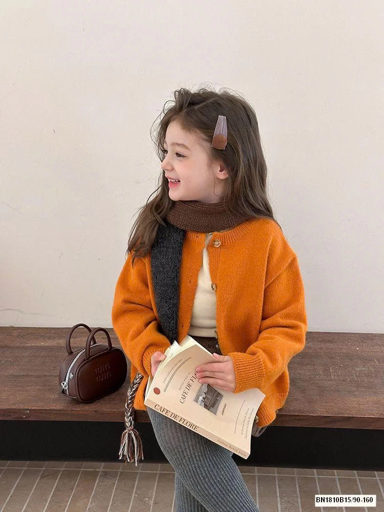 ÁO LEN CAM BÉ GÁI AMBB 25G091