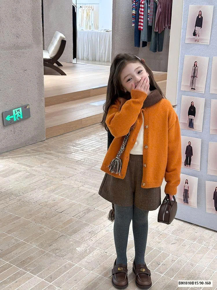 ÁO LEN CAM BÉ GÁI AMBB 25G091