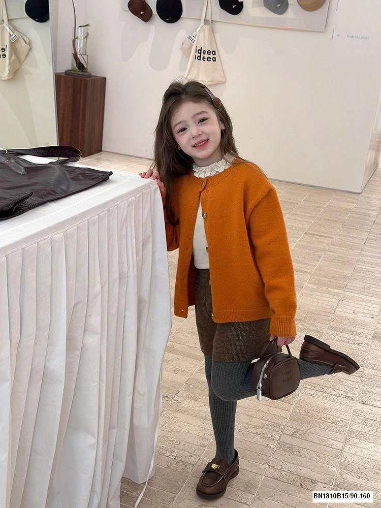 ÁO LEN CAM BÉ GÁI AMBB 25G091