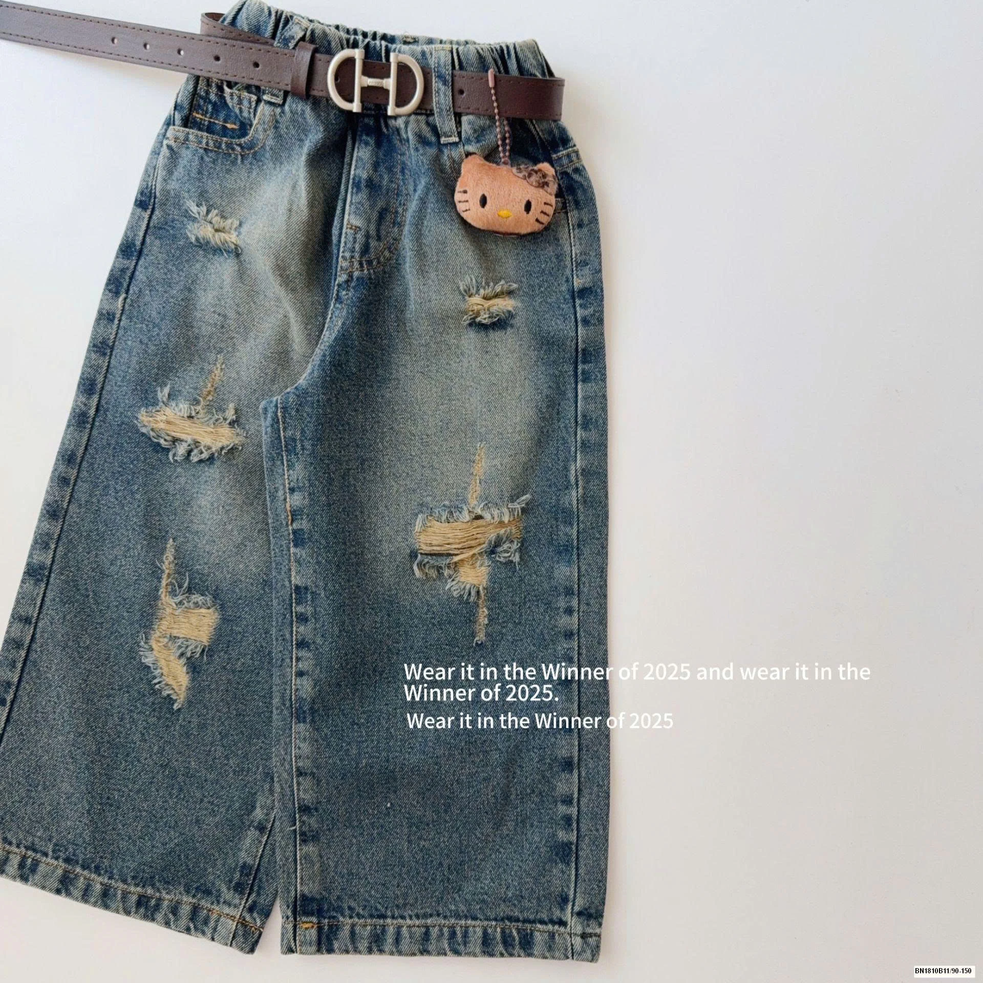 QUẦN JEAN RÁCH DÁNG RỘNG