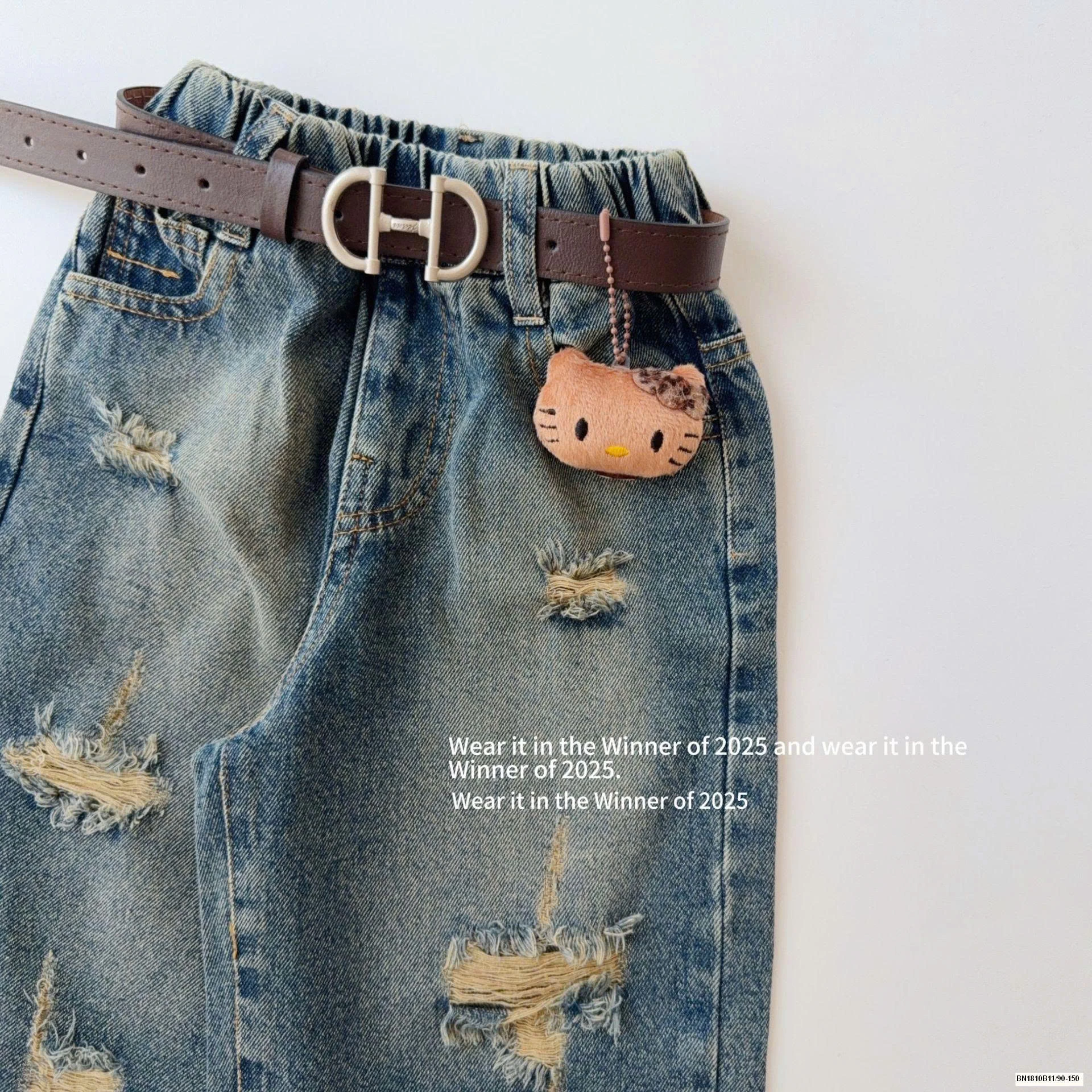 QUẦN JEAN RÁCH DÁNG RỘNG