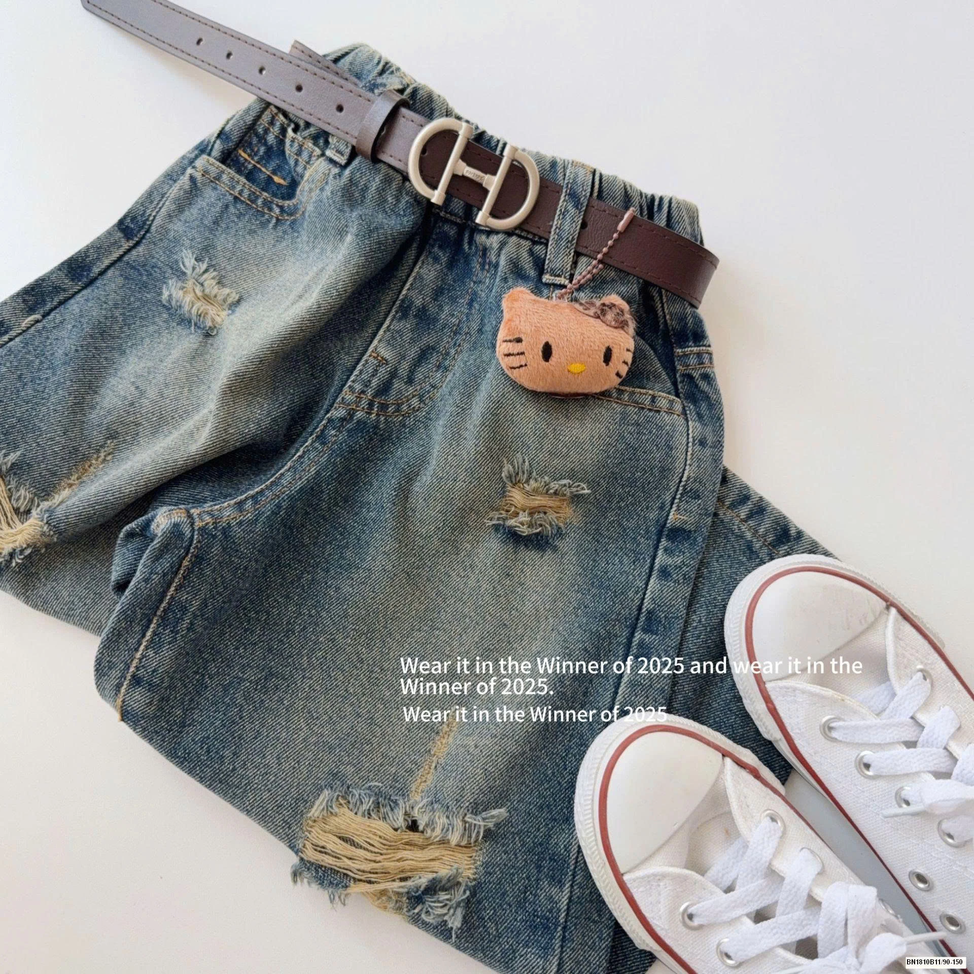 QUẦN JEAN RÁCH DÁNG RỘNG