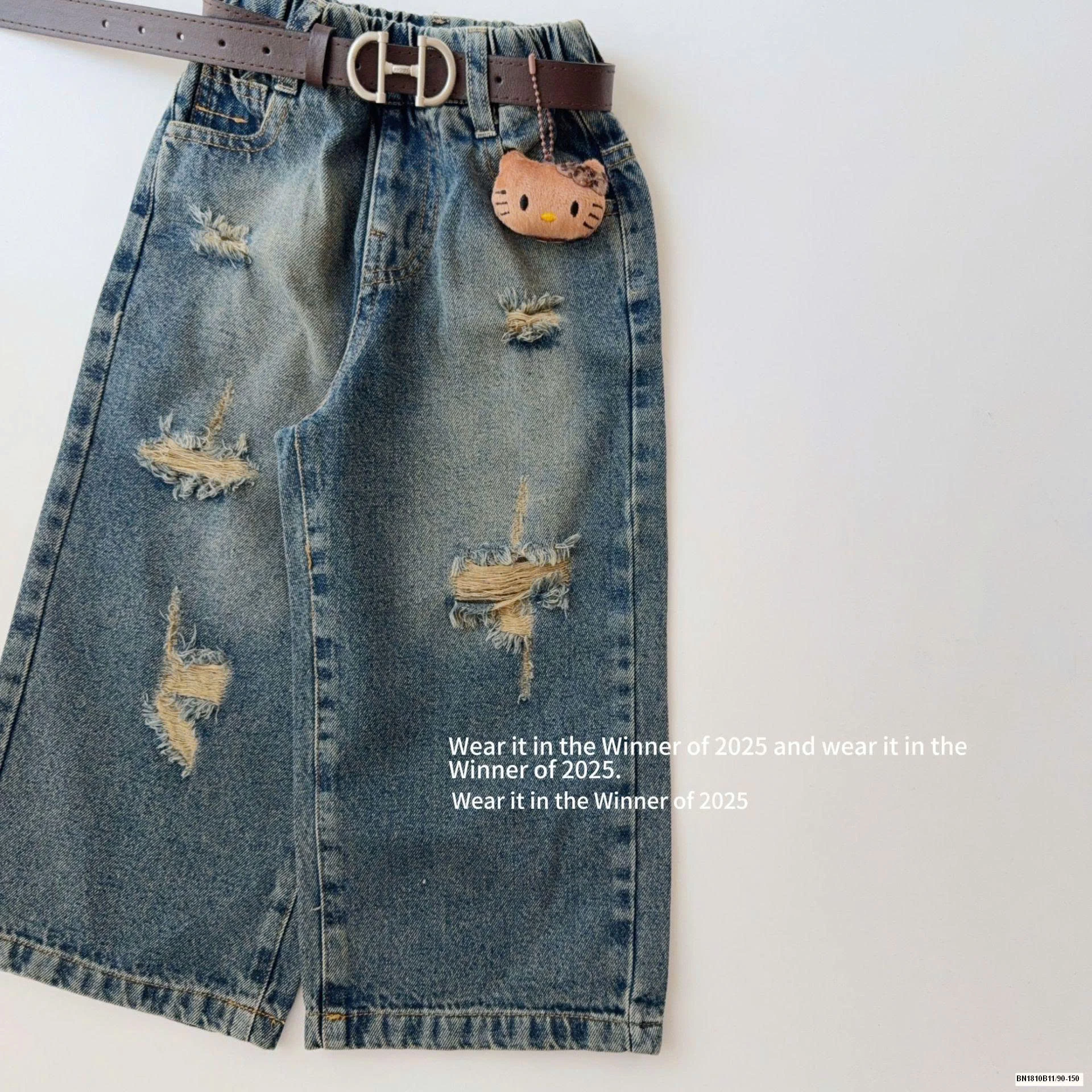 QUẦN JEAN RÁCH DÁNG RỘNG