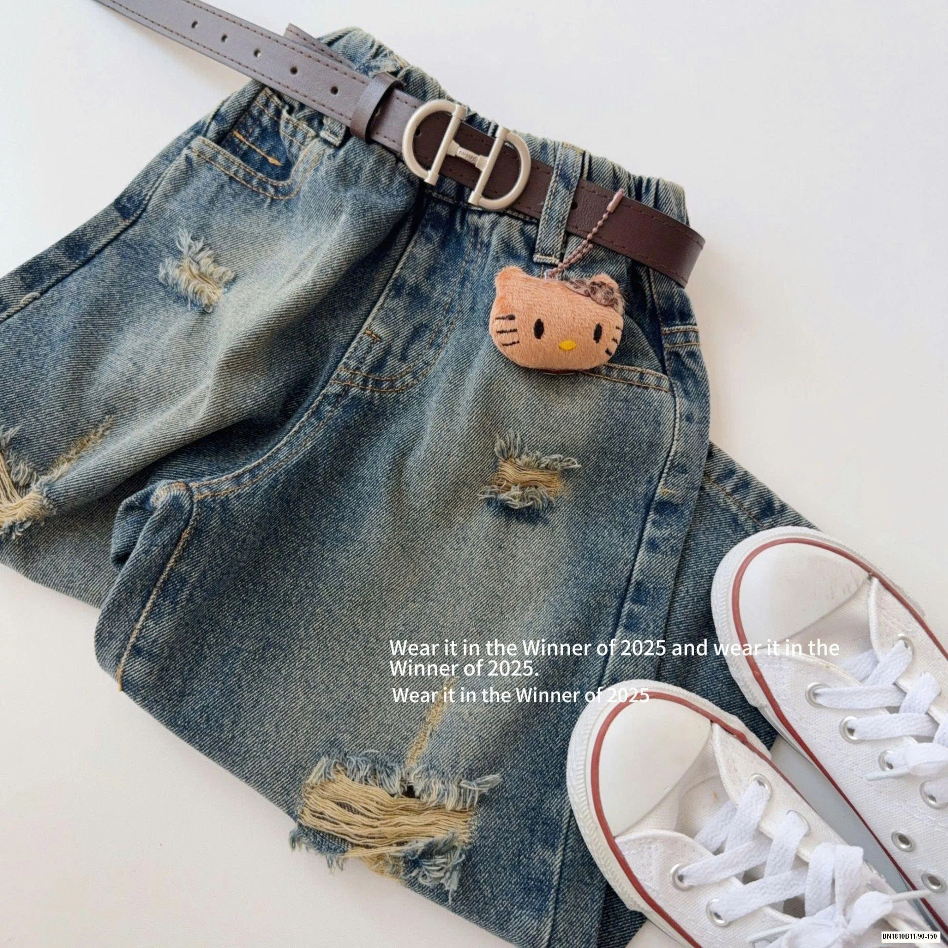 QUẦN JEAN RÁCH DÁNG RỘNG