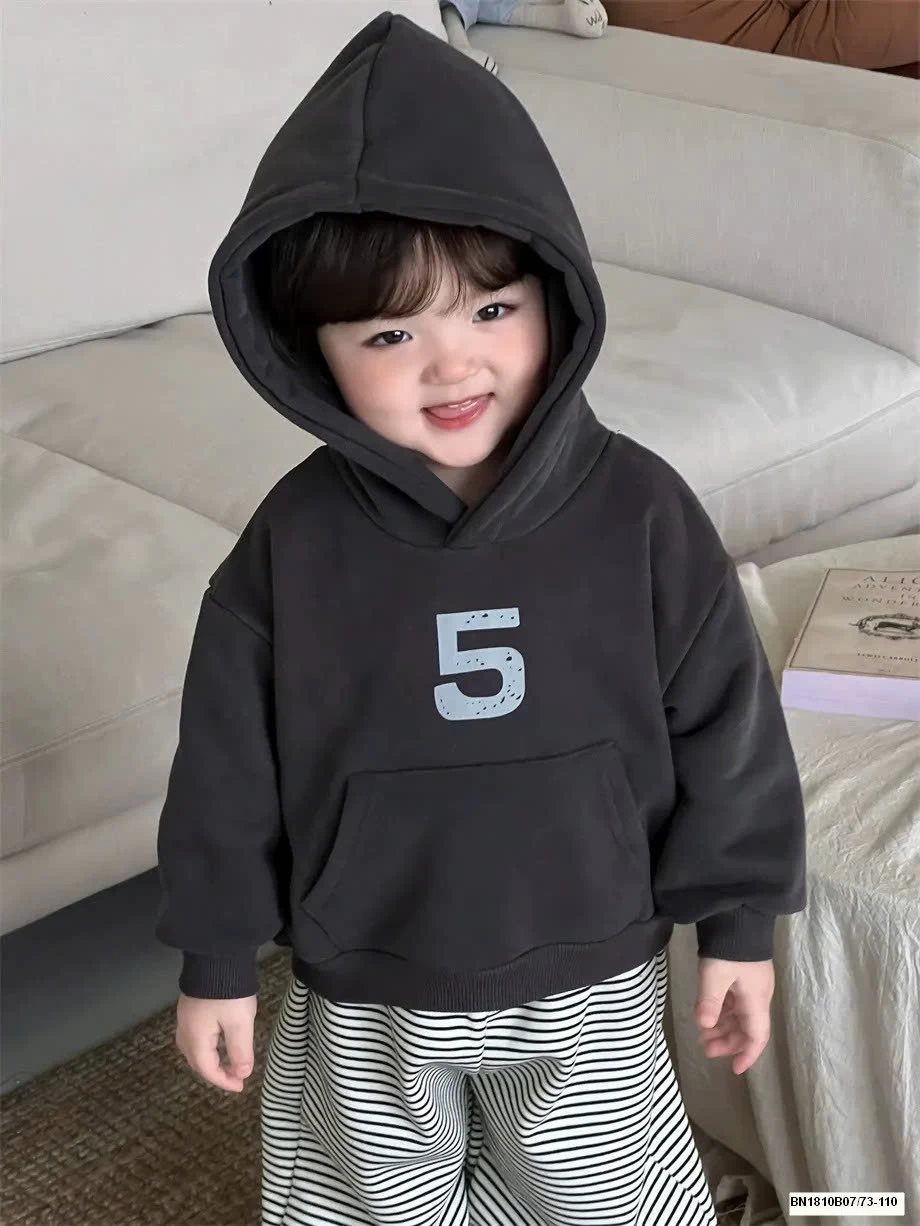 SET ÁO HOODIE SỐ 5 MIX QUẦN KẺ NGANG