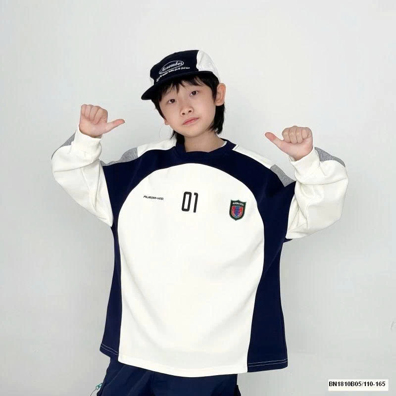 ÁO NỈ PHỐI MÀU SỐ 01